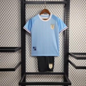 Kit de Uniforme Infantil do Uruguai I 2024-2025