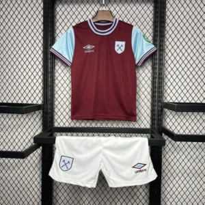 Kit de Uniforme Infantil do West-Ham I 2024-2025